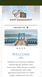 Mobile Screenshot of eliteeventmgmt.com